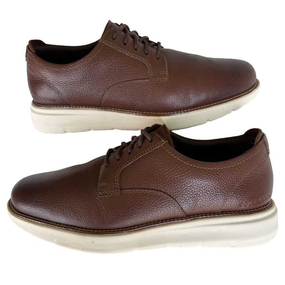Cole Haan Chester Oxford Men's Leather Brown Shoes C35615 - Size 10.5M